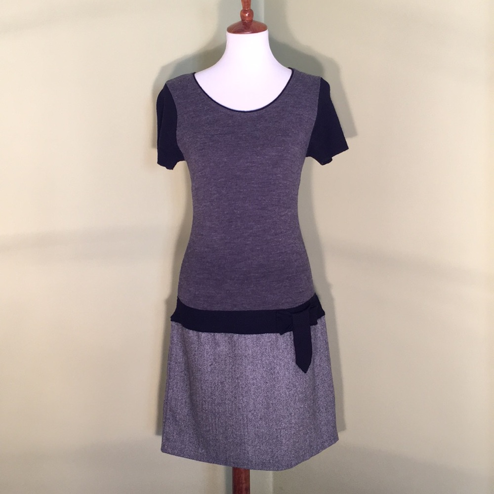 Italian Grey Knit Dress
